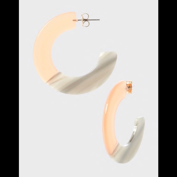 Banana Republic resin hoop earrings - Picture 3 of 7
